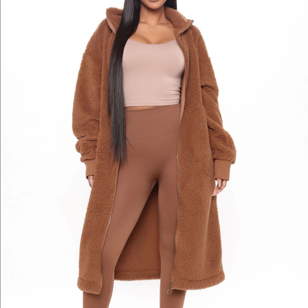 Fashion Nova Cabin Stay Sherpa Jacket